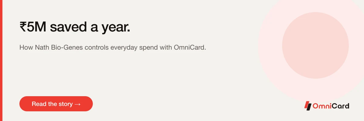 ₹5M saved a year. How Nath Bio-Genes controls everyday spend with OmniCard.