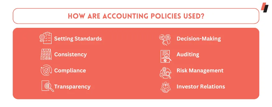how are accounting policies used