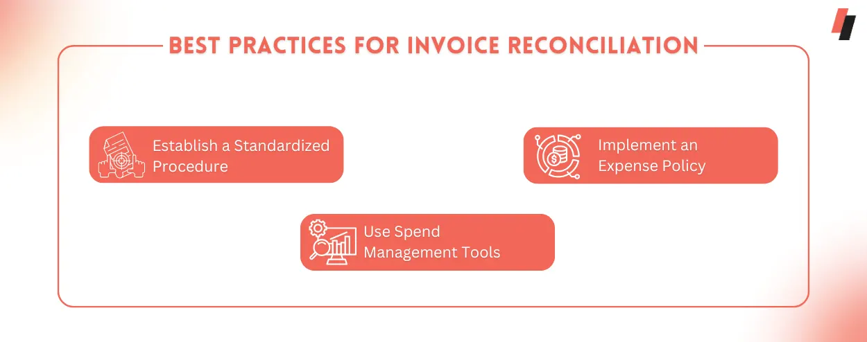 Best practices of Invoice Reconciliation