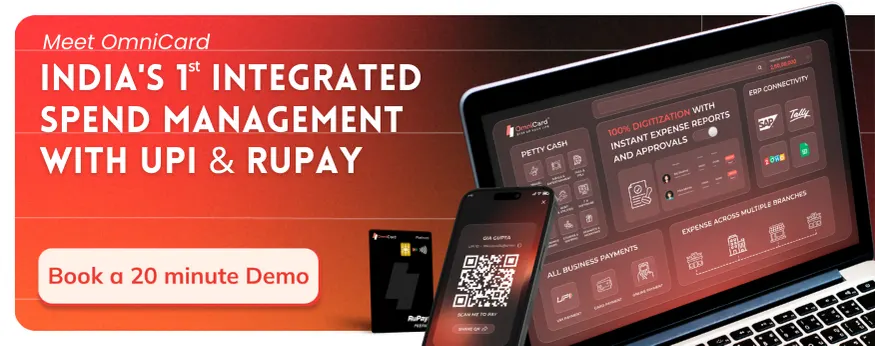 Book a demo for Integrated Spend Management by OmniCard