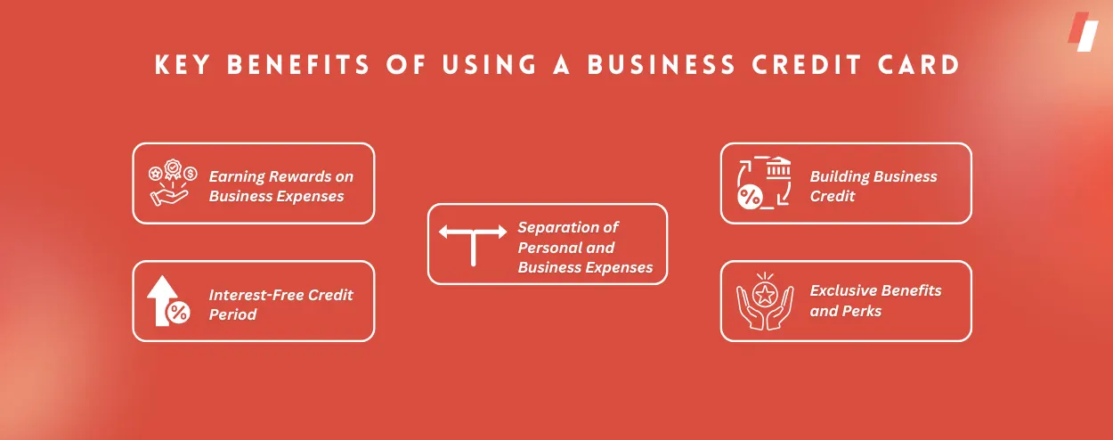 Key benefits of using a corporate credit card.