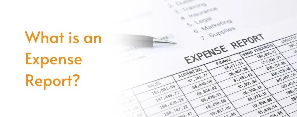 What is an expense report?