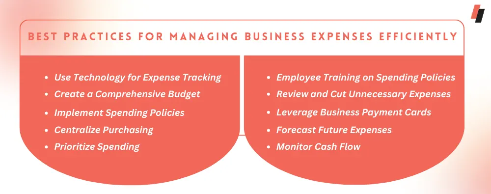 best practices for managing business expenses