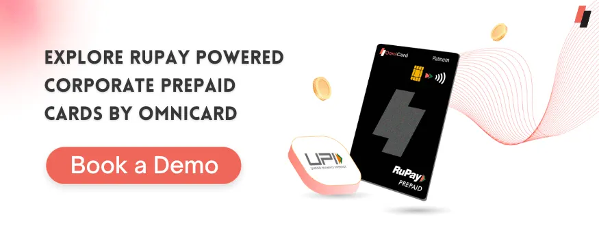 OmniCard corporate prepaid card by RuPay in india