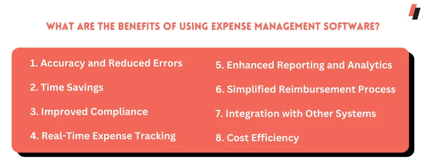 What are the benefits of using expense management software?