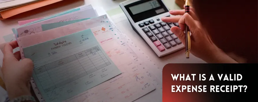 Types of Valid Expense Receipts
