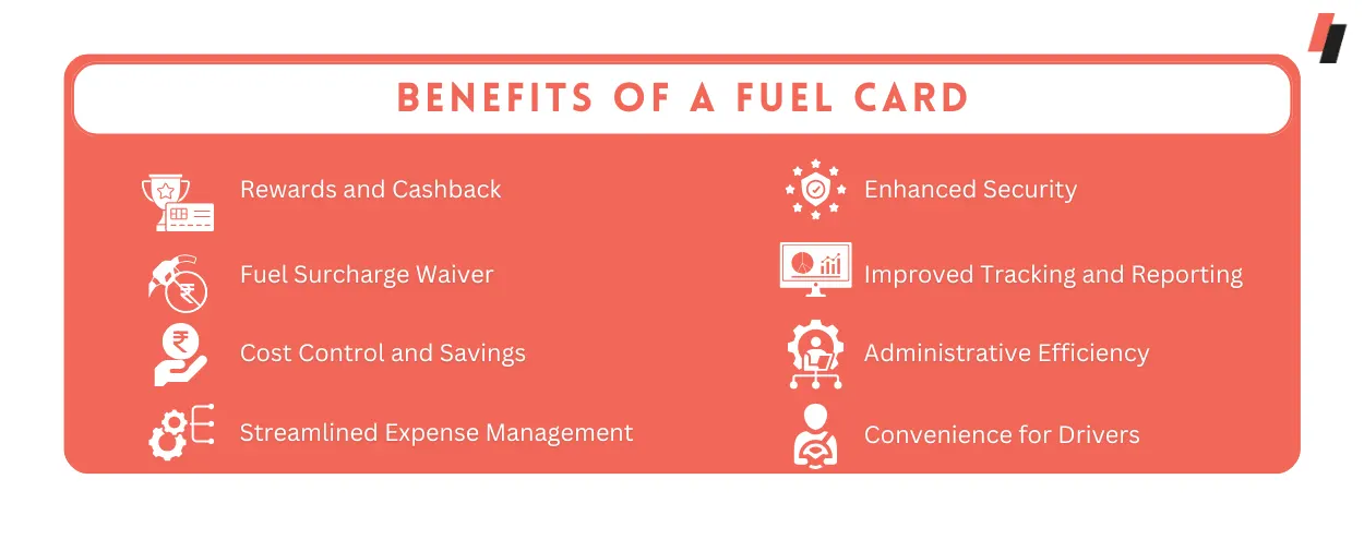 Benefits of a Fuel Card, Fuel card benefits