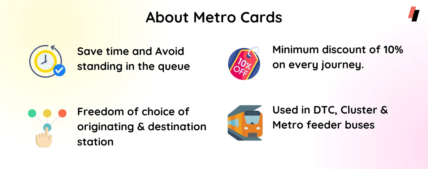 advantages of metro card, metro card benefits, metro card advantages