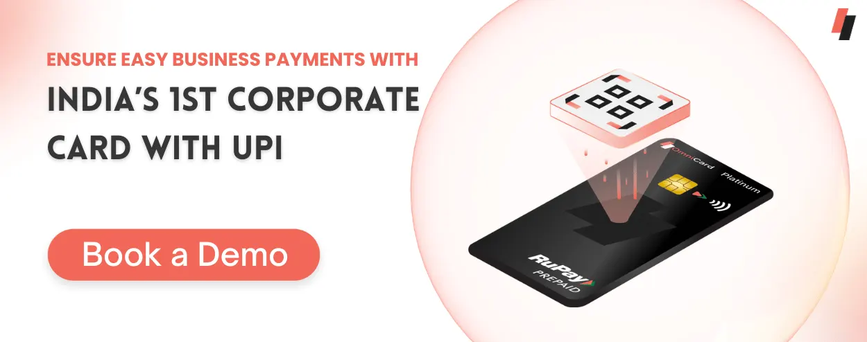 OmniCard for easy business payments with upi and corporate cards