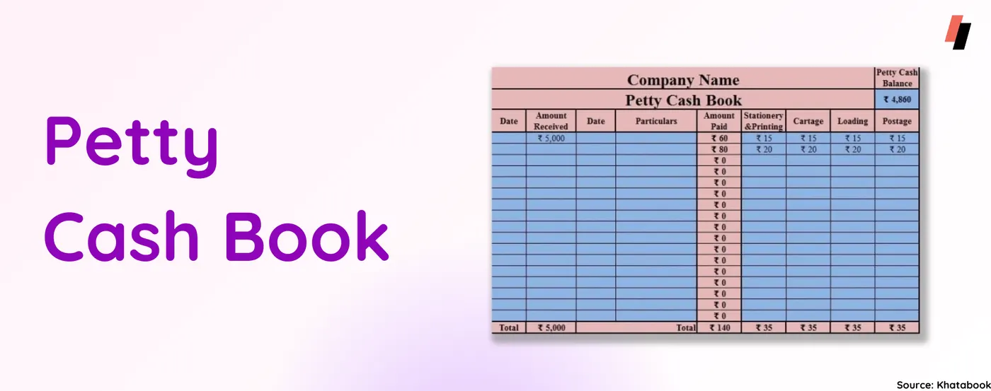 petty cash book