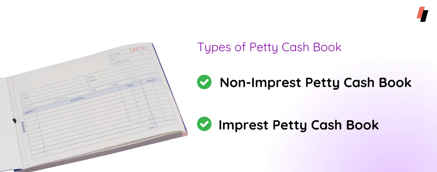 Types of Petty Cash Book