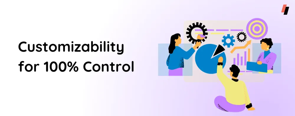 Customizability for 100% Control