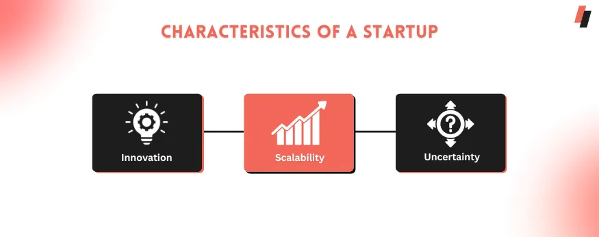 basic attributes for startups, startup characteristics