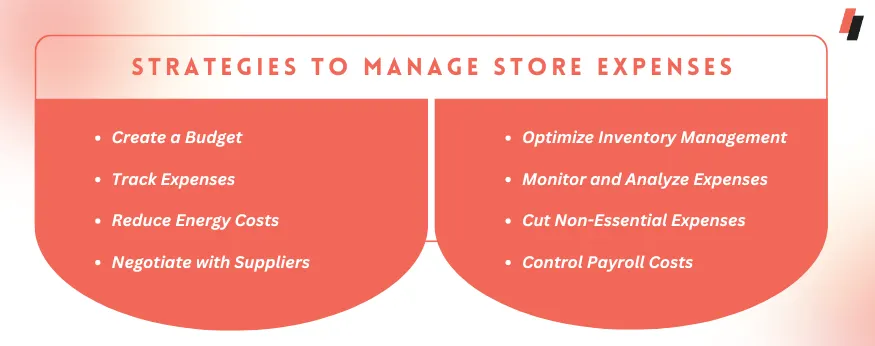 Strategies to Manage Store Expenses