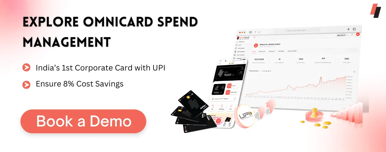 OmniCard corporate cards with UPI for business travel
