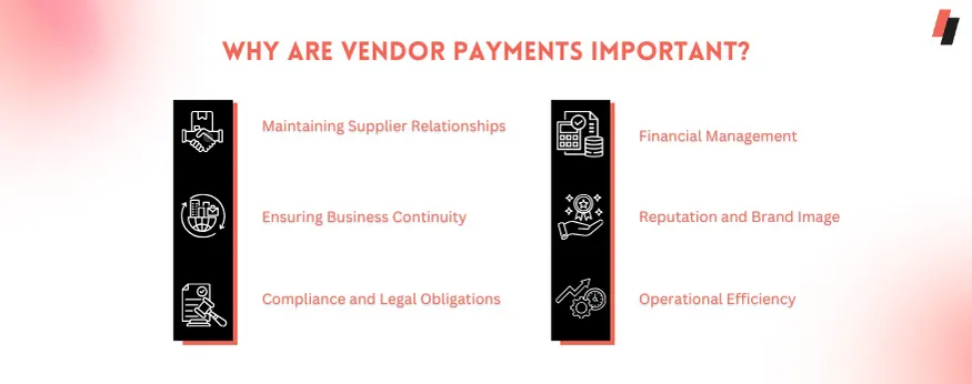 importance of vendor payments